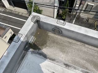 屋上防水工事　笠木工事