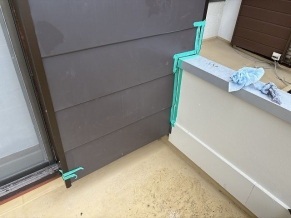 戸袋（木製）の修理