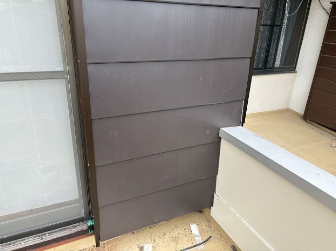 戸袋（木製）の修理